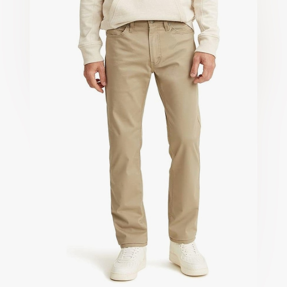 NWT Men's Levi 514 Straight Tan Jeans